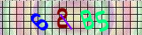 Blue Captcha Image