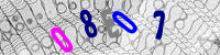Blue Captcha Image