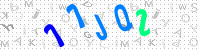 Blue Captcha Image