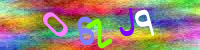 Blue Captcha Image