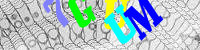 Blue Captcha Image