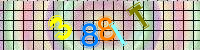 Blue Captcha Image