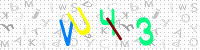 Blue Captcha Image