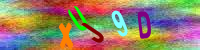 Blue Captcha Image