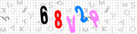 Blue Captcha Image