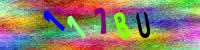 Blue Captcha Image