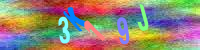 Blue Captcha Image