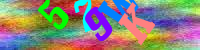 Blue Captcha Image