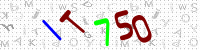 Blue Captcha Image