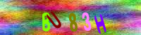 Blue Captcha Image