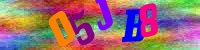 Blue Captcha Image