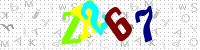 Blue Captcha Image