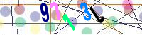 Blue Captcha Image
