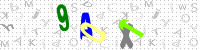 Blue Captcha Image
