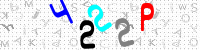 Blue Captcha Image