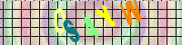 Blue Captcha Image