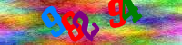 Blue Captcha Image