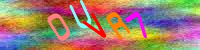 Blue Captcha Image