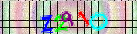 Blue Captcha Image