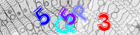 Blue Captcha Image