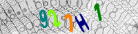 Blue Captcha Image