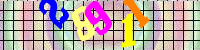 Blue Captcha Image