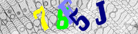 Blue Captcha Image