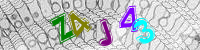 Blue Captcha Image