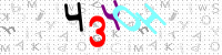 Blue Captcha Image