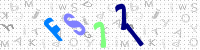 Blue Captcha Image