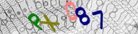 Blue Captcha Image