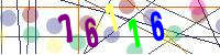 Blue Captcha Image