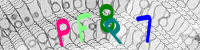 Blue Captcha Image