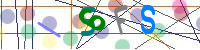 Blue Captcha Image