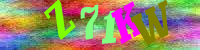 Blue Captcha Image
