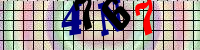 Blue Captcha Image