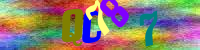 Blue Captcha Image