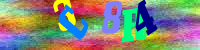 Blue Captcha Image