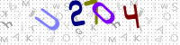 Blue Captcha Image
