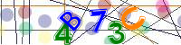 Blue Captcha Image