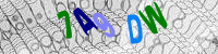 Blue Captcha Image