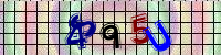 Blue Captcha Image