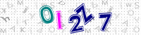 Blue Captcha Image