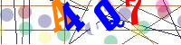 Blue Captcha Image