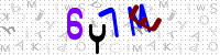 Blue Captcha Image