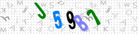 Blue Captcha Image