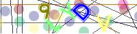 Blue Captcha Image