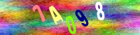 Blue Captcha Image
