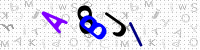 Blue Captcha Image