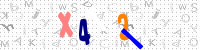 Blue Captcha Image